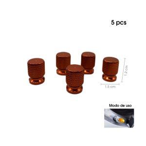 TAPONES P/VALVULA ANARANJADO 5 PCS F069-1 (KX775-20)