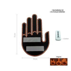 LUZ LED DE MANO Y SEÑAS C/CONTROL 12V CD-181846