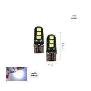 BOMBILLO LED BLANCO T10  6LED CD-189502