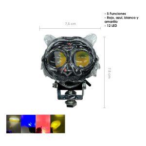 NEBLINERA LED GATO CLEAR 5 FUCIONES Y 4 COLORES CD-290915
