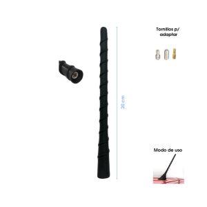 ANTENA DE REPUESTO NEGRA 20CM TX0882