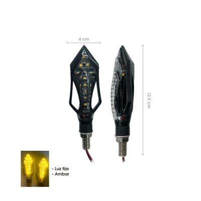 LAMPARA PIDEVIAS LED P/MOTO AMARILLO  SY-MTCZSD0044B