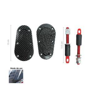 SEGUROS PARA CAPOT SIN LLAVE CARBON 2 PCS SY-YQGS000315