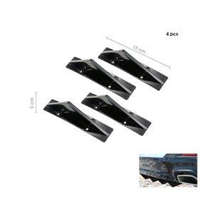 ROMPEVIENTOS DIVERSORES NEGRO 4 PCS 14.8 CM SY-DLB0019A