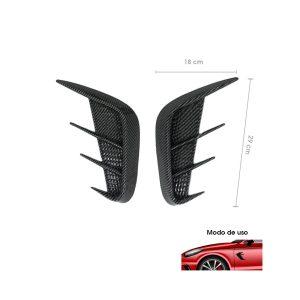 VENTANILLA P/AIRE CARBON 2 PCS 29.50CM SY-YZB0027A