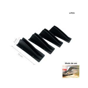 ROMPEVIENTOS DIVERSORES NEGRO 4 PCS 15 CM SY-DLB0042