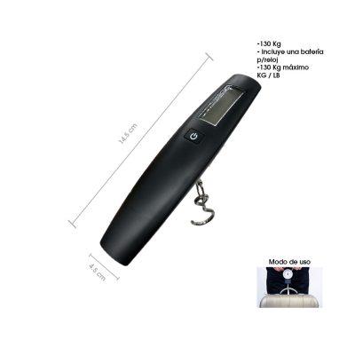 BALANZA DIGITAL DE GANCHO P/MALETA 130KG XY2020