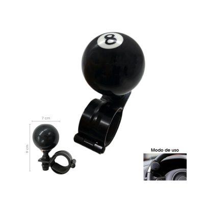 BOLA P/TIMON NEGRO BOLA 8 METALICA F1103 (KX775-21)