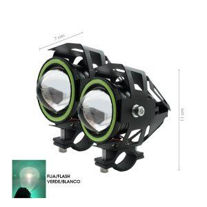 NEBLINERA LED 15W/12V U7 OJO ANGEL GREEN
