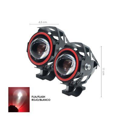 NEBLINERA LED 15W/12V U7 OJO ANGEL ROJO