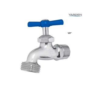 LLAVE DE CHORRO 1/2 TOOLCRAFT CROMADO 130 G YARDEN