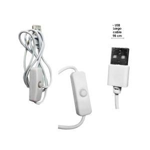 CABLE USB C/SWITCH 1 METRO BLANCO 3205-8