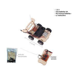 JUGUETE ARMABLE CARRO 2 BATERIA AA C/CONTROL REMOTO F22-2