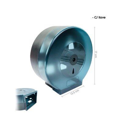 DISPENSADOR DE PAPEL P/BAÑO AHUMADO 601AB