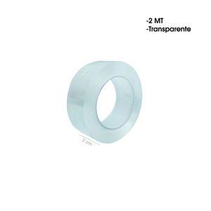 CINTA ADHESIVA 2CMX2MT TRANSPARENTE DOBLE CONTACTO 4623-2