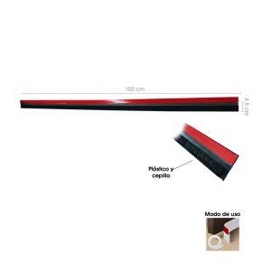 GUARDAPOLVO CEPILLO PLASTICO NEGRO 90CM 4623-21