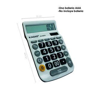 CALCULADORA KADIO BLANCA KD-3867B