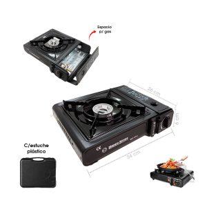 ESTUFA GAS PORTATIL C/ESTUCHE PLASTICO 6780-9