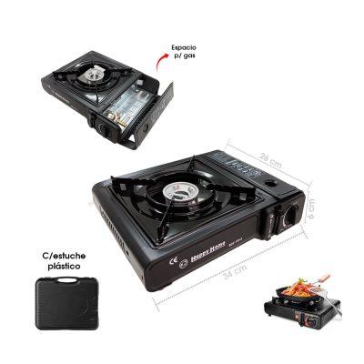 ESTUFA GAS PORTATIL C/ESTUCHE PLASTICO 6780-9