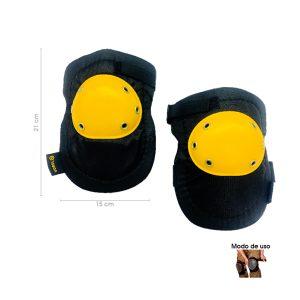 RODILLERA  DE PROTECCION  POLIESTER Y PLASTICO PE VOREL 2 PCS