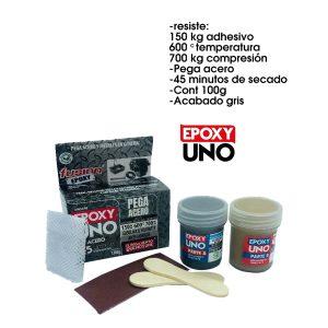 EPOXICO PEGATANKE ACERO UNOA98 FUSION 100 GRAMOS 150KG 600GRADIS
