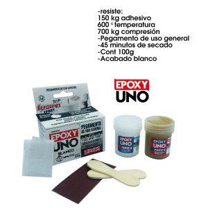 EPOXICO PEGATANKE BLANCO UNON98 FUSION 100 GRAMOS USO GENERAL 150KG 600 GRADOS