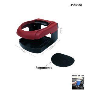 PORTA VASO P/CARRO ROJO C15-3
