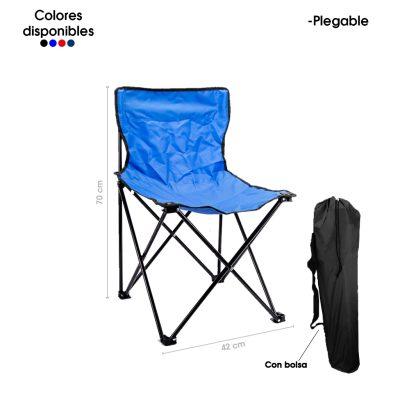 SILLA PLEGABLE LARGE C/BOLSA 43X43CMX70CM 1001L