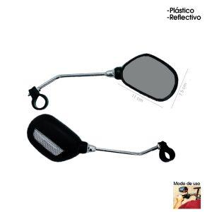 RETROVISORES P/MOTO 2 PCS C/REFLECTOR 5669-5