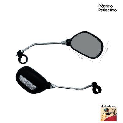 RETROVISORES P/MOTO 2 PCS C/REFLECTOR 5669-5