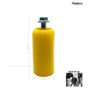 PROTECTOR DE EJE P/MOTO PLASTICO AMARILLO 5669-21