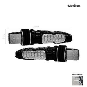 TACOS P/MOTO ALUMINIO SILVER 5669-23