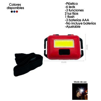 LAMPARA DE MINERO LED DE BATERIAS COLOREST89