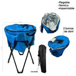 HIELERA PLEGABLE 45X45X67CM 70LITROS 5012