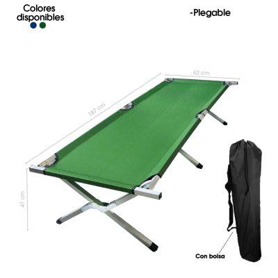 CAMA PLEGABLE 188X56X28CM 180 LIBRAS 1243-2