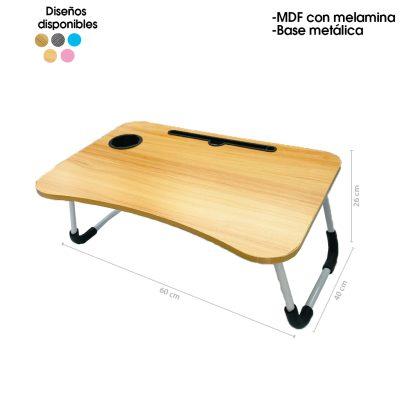 MESA P/COMPUTADORA C/PORTA VASO VARIOS COLORES 0031-2