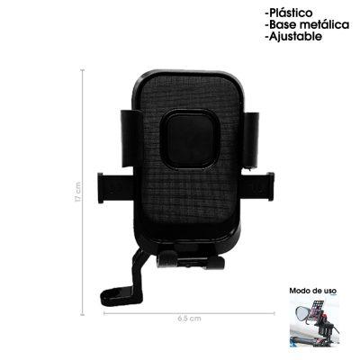 PORTA CELULAR PARA MOTO C/PATA METALICA XY-089