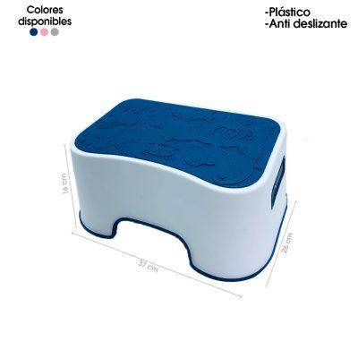 ESCALON PLASTICO MULTIUSO VARIOS COLORES 31X20X15CM 4169-11