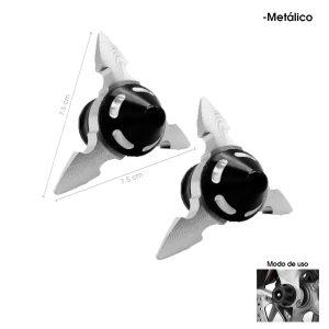 PROTECTOR DE EJE P/MOTO ESTRELLA ALUMINIO SILVER 5669-54