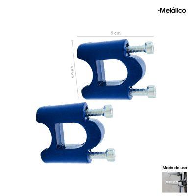 ADAPTADOR P/TIMON DE MOTO AZUL 5669-28