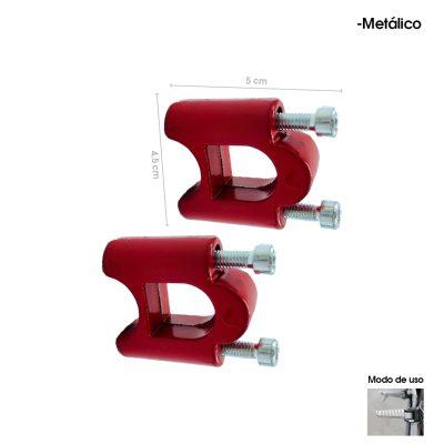 ADAPTADOR P/TIMON DE MOTO ROJO 5669-28