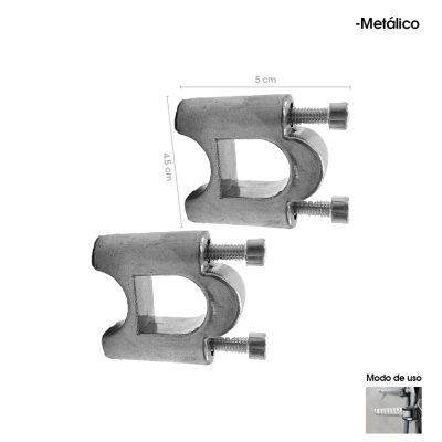 ADAPTADOR P/TIMON DE MOTO SILVER 5669-28
