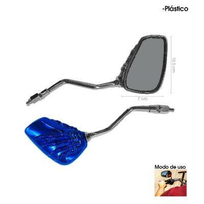 RETROVISORES P/MOTO 2 PCS AZUL 5669-43
