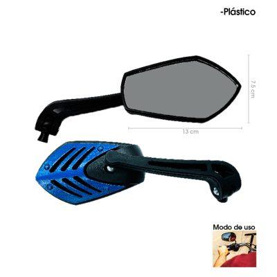 RETROVISORES P/MOTO AZUL 2 PCS 5669-56