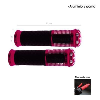 MANUBRIO P/MOTO ALUMINIO ROJO JW1849