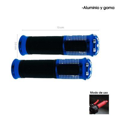 MANUBRIO P/MOTO ALUMINIO AZUL JW1849