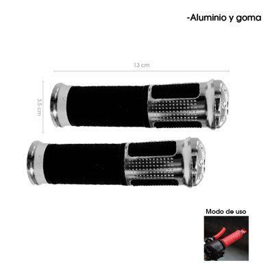 MANUBRIO P/MOTO ALUMINIO SILVER JW1849