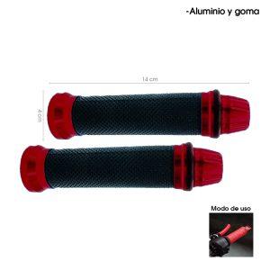 MANUBRIO P/MOTO ALUMINIO ROJO JW1839