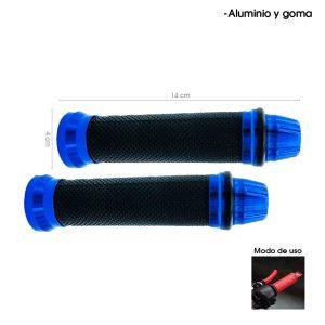 MANUBRIO P/MOTO ALUMINIO AZUL JW1839