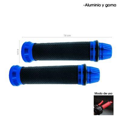 MANUBRIO P/MOTO ALUMINIO AZUL JW1839